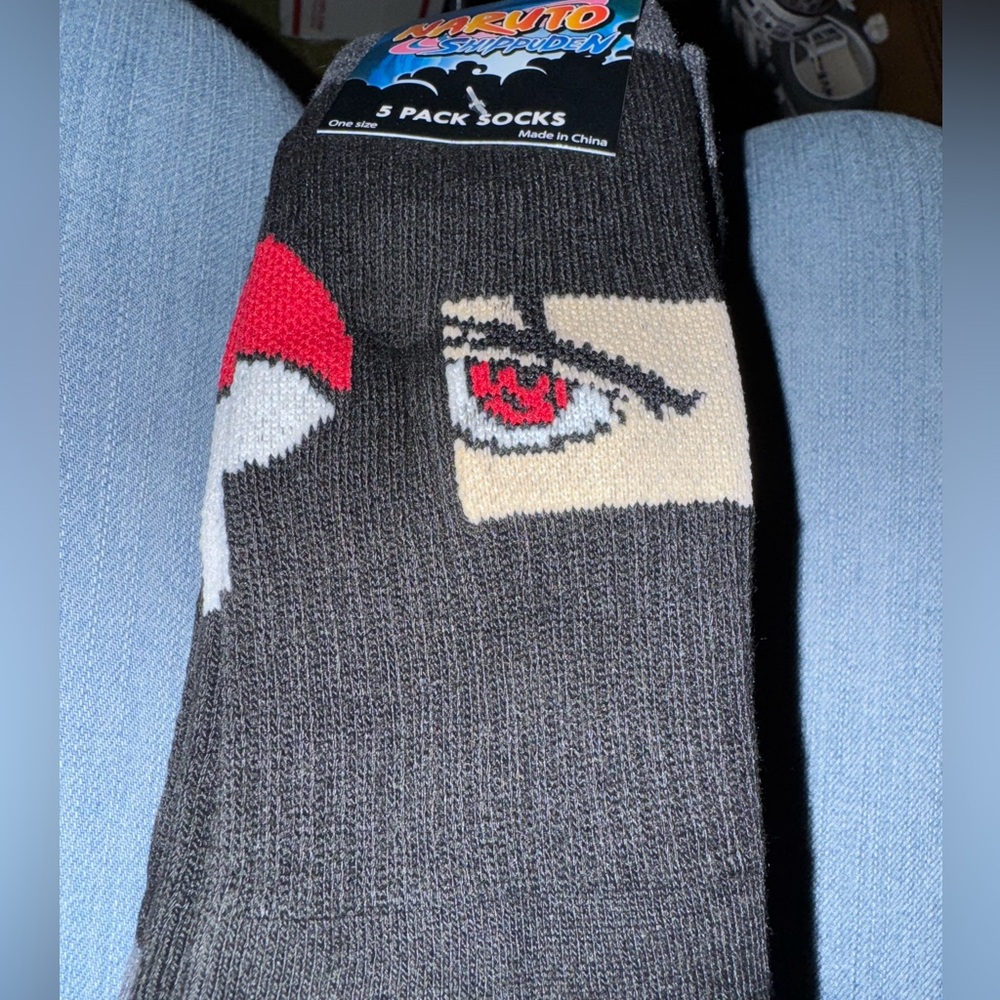 Naruto Shippuden 5 Pack Socks
